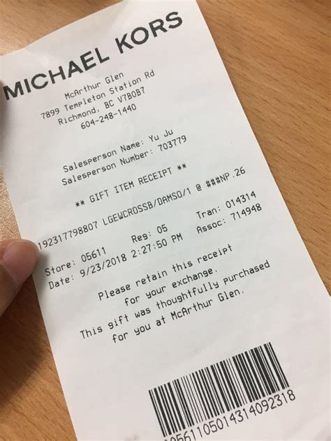 michael kors lost receipt|michael kors return link.